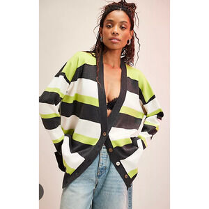 Free People League Of Her Own Cardigan Small NEW